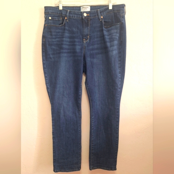 Denizen From Levi's Mid Rise Slim Blue Women's Denim Pants Size 34x30 - Picture 1 of 8